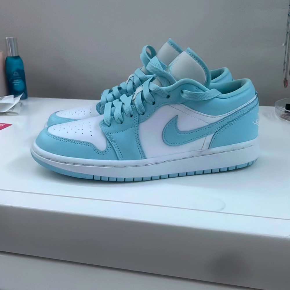 Ice Blue Jordan Lows